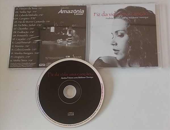 Cd Fiz da Vida Uma Canção... Interprete Andréa Pinheiro [usado]