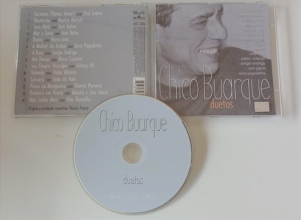 Cd Duetos Interprete Chico Buarque e Vários Artistas (2002) [seminovo]