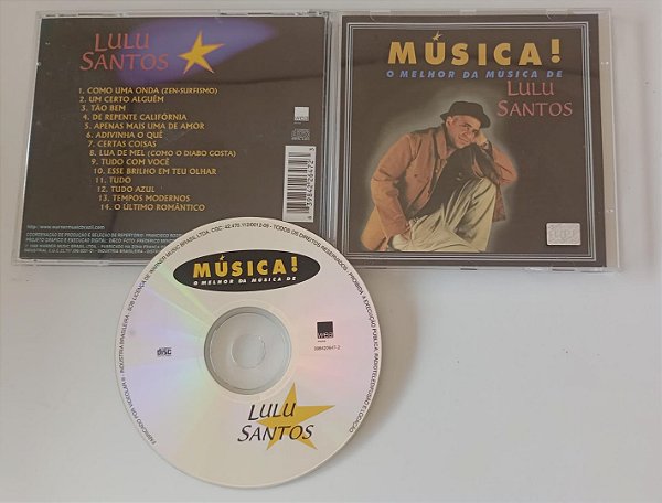 Cd Música ! o Melhor a Música de Lulu Santos Interprete Lulu Santos (1998) [usado]
