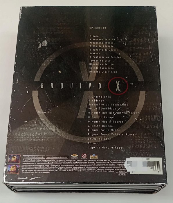 Dvd Arquivo X - Box 1º Temporada Editora Chris Carter [usado]