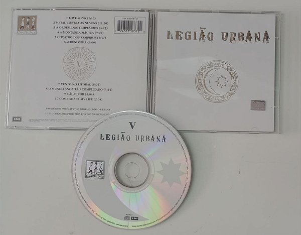 Cd V - Legião Urbana Interprete Legião Urbana (1991) [usado]