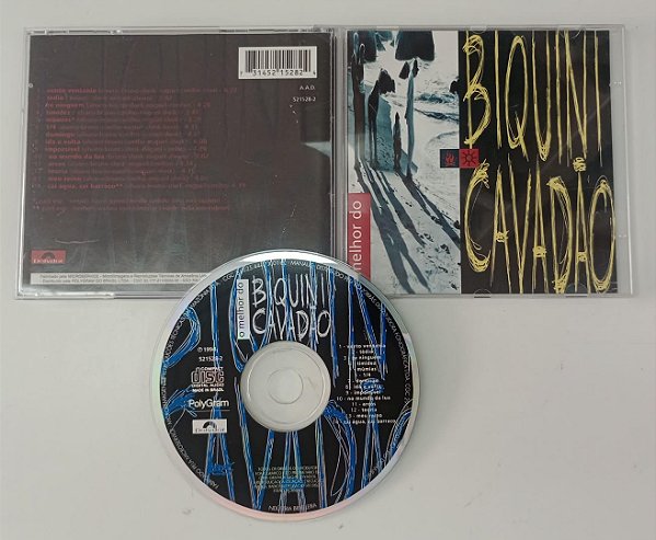 Cd o Melhor de Biquini Cavadão Interprete Biquini Cavadão (1994) [seminovo]