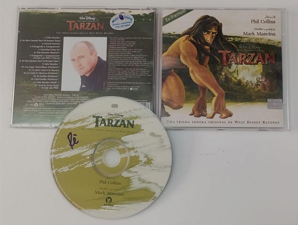 Cd Tarzan [trilha Sonora Original Disney] Interprete Vários Artistas (2002) [usado]