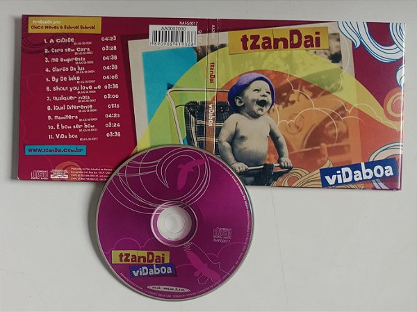 Cd Vidaboa Interprete Tzandai (2008) [usado]