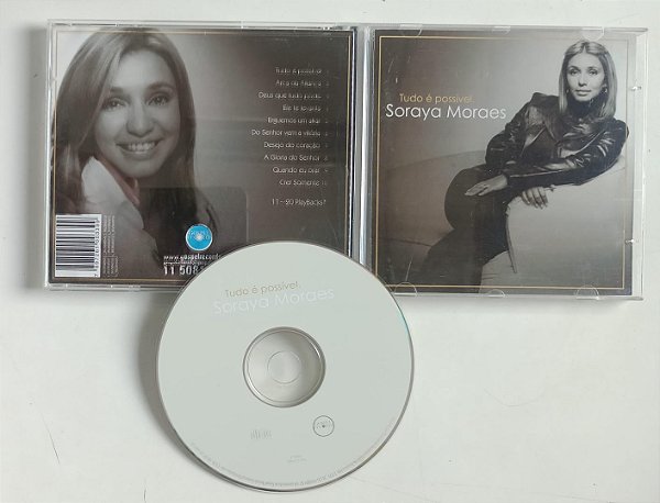 Cd Tudo é Possível Interprete Soraya Moraes (2005) [usado]