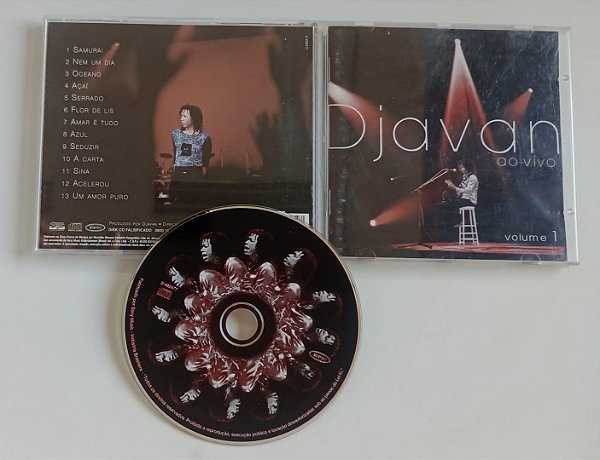 Cd ao Vivo - Volume 1 Interprete Djavan (1999) [usado]