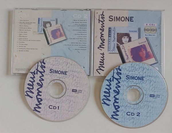 Cd Meus Momentos [2 Cds] Interprete Simone (1999) [usado]
