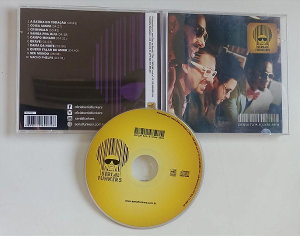 Cd Porque Funk é Coisa Séria Interprete Serial Funkers [seminovo]