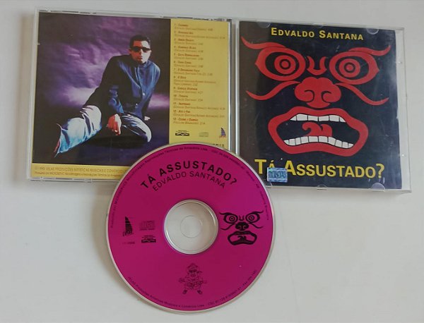 Cd Tá Assustado ? Interprete Edvaldo Santana (1995) [usado]