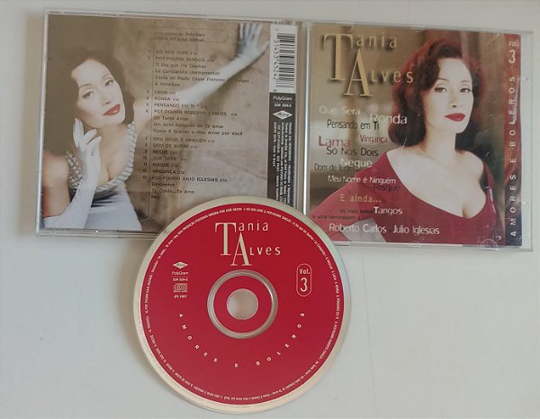 Cd Amores e Boleros Vol. 3 Interprete Tânia Alves (1997) [usado]