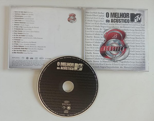 Cd o Melhor do Acústico Mtv Interprete Vários Artistas [usado]