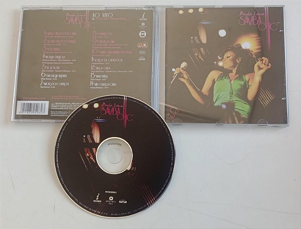Cd Samba Chic - ao Vivo Interprete Paula Lima (2008) [usado]