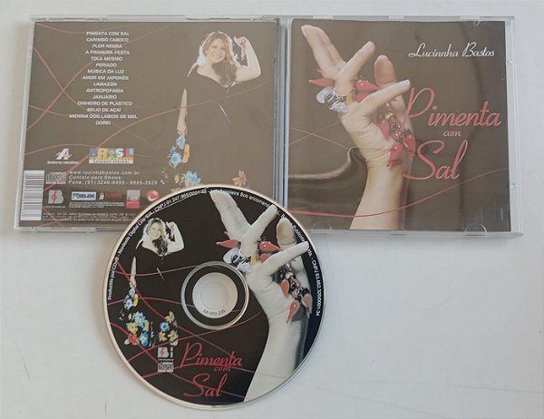 Cd Pimenta com Sal Interprete Lucinha Bastos [seminovo]