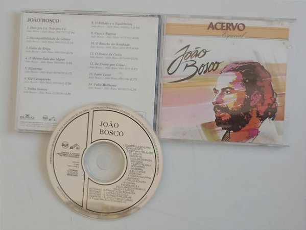 Cd Acervo Especial [coletânea] Interprete João Bosco (1993) [usado]