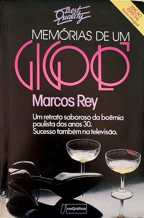 Livro Memórias de um Gigolô Autor Rey, Marcos (1986) [usado]