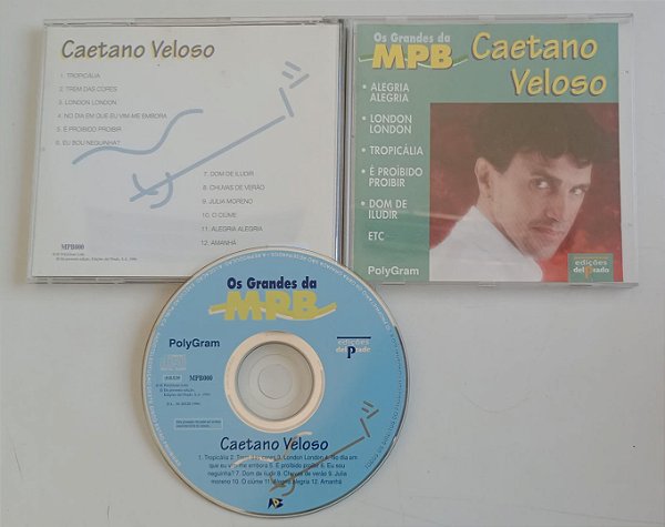 Cd os Grandes Mpb - Caetano Veloso Interprete Caetano Veloso (1996) [usado]