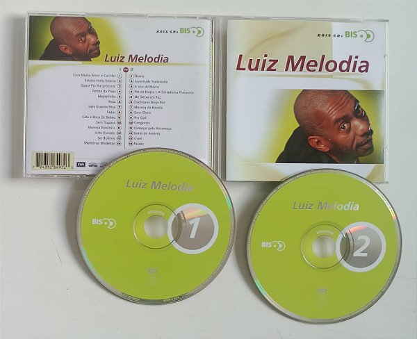 Cd Coletânea Bis 2 Cds Interprete Luiz Melodia (2000) [usado]