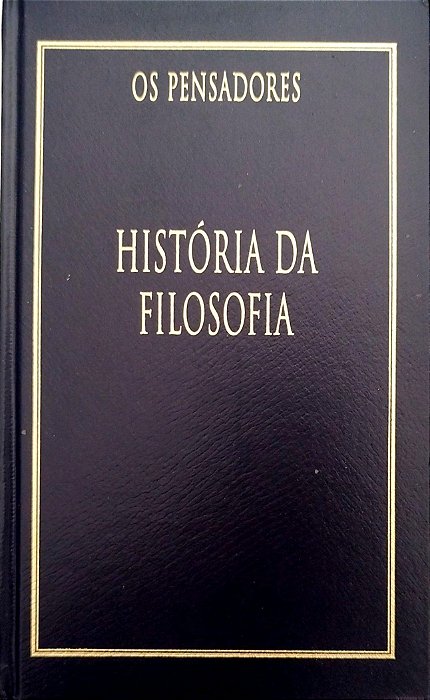 Livro História da Filosofia - os Pensadores Autor Abrão (org.), Bernadette Siqueira (1999) [seminovo]