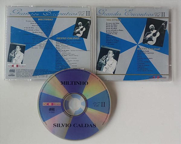 Cd Grandes Encontros Vol. Ii Interprete Miltinho e Silvio Caldas (2000) [usado]