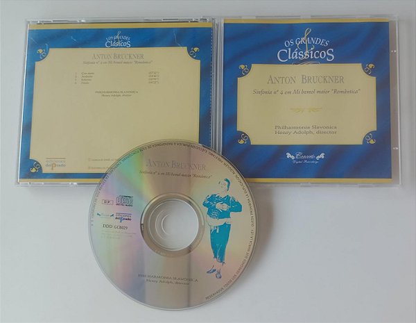 Cd Bruckner - Sinfonia N°4 Interprete Philharmonia Slavonica (1996) [usado]