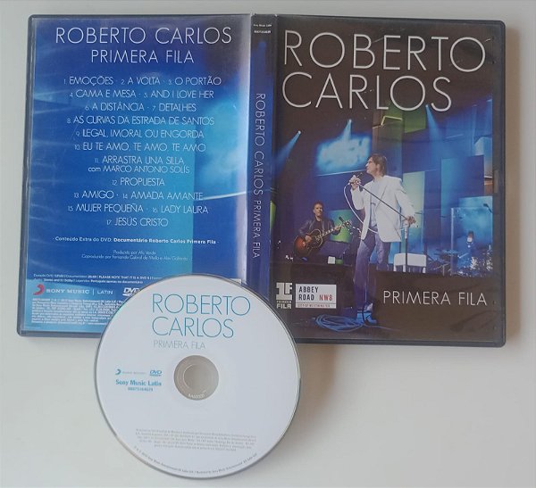 Dvd Roberto Carlos - Primeira Fila Editora [usado]