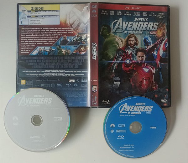 Dvd os Vingadores [ Blu-ray + Dvd ] Editora Joss Whedon [usado]