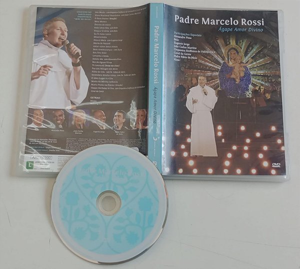 Dvd Padre Marcelo Rossi - Ágape Amor Divino Editora Sérgio Bittencourt [usado]