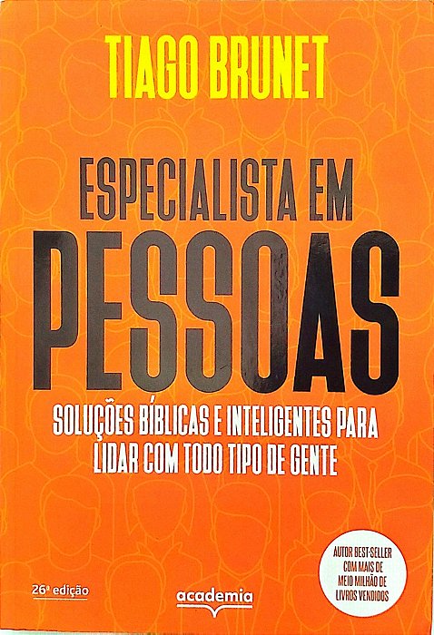 Livro Especialista em Pessoas Autor Brunet, Tiago (2020) [seminovo]