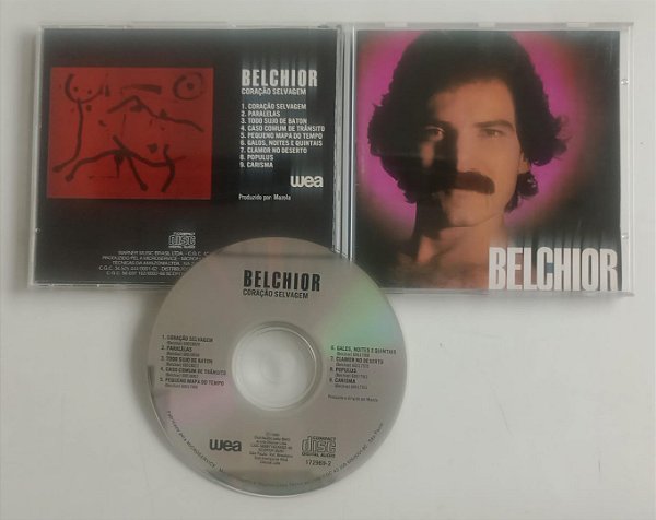 Cd Coração Selvagem Interprete Belchior (1990) [usado]