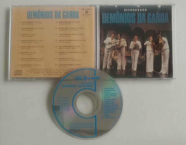Cd Recordando Demônios da Garoa Interprete Demônios da Garoa [usado]