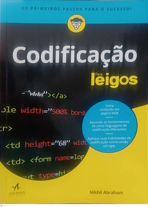 Livro Codificação para Leigos Autor Abraham, Nikhil (2019) [usado]