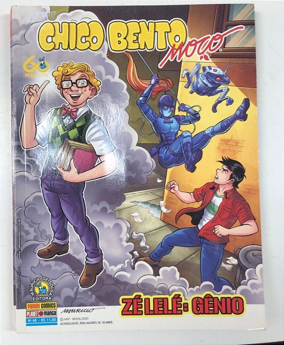 Gibi Chico Bento Moço N.68 Autor Zé Lelé: Gênio (2020) [usado]