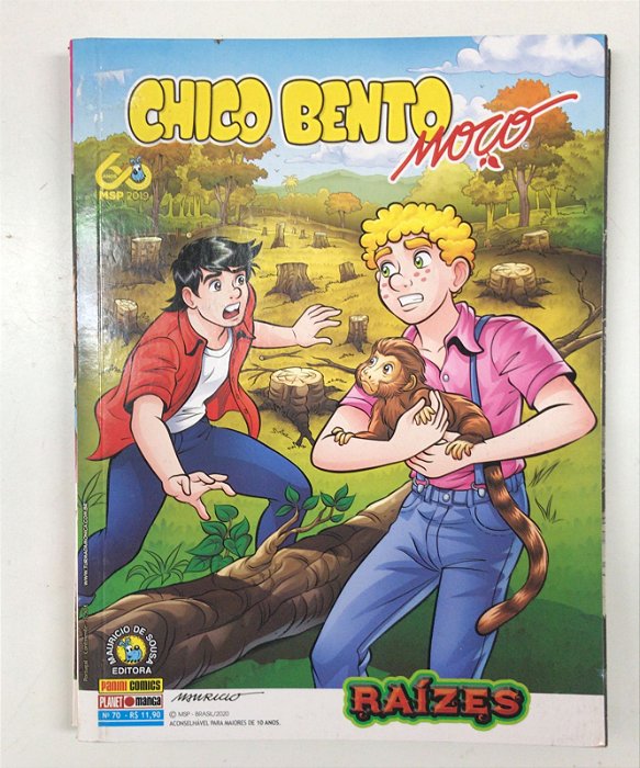 Gibi Chico Bento Moço N.70 Autor Raízes (2020) [usado]