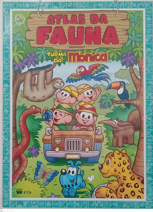 Livro Atlas da Fauna - Turma da Mônica Autor Sousa, Maurício (2004) [usado]