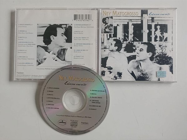 Cd Estava Escrito Interprete Ney Matogrosso (1994) [usado]