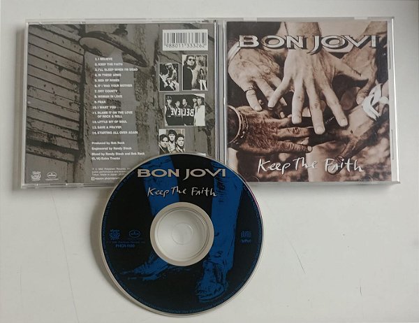 Cd Keep The Faith [edição Japonesa] Interprete Bon Jovi (1992) [usado]