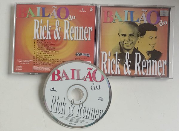 Cd Bailão do Rick e Renner Interprete Rick e Renner (2000) [usado]