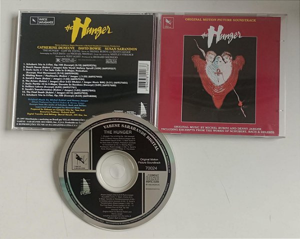 Cd The Hunger ( Fome de Viver ) Trilha Sonora Interprete Vários Artistas (1997) [usado]