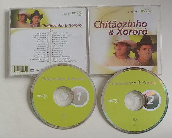 Cd Bis 2 Cds [coletânea] Interprete Chitãozinho e Xororó (2000) [usado]