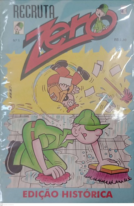 Gibi Recruta Zero #1 Edição Histórica Autor (1995) [usado]