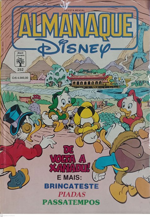 Gibi Almanaque Disney #252 Autor (1992) [usado]