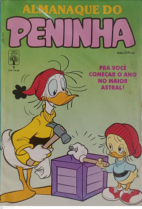 Gibi Almanaque do Peninha #6 Disney Autor (1990) [usado]
