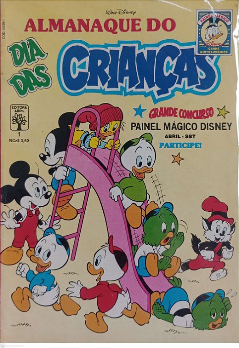 Gibi Almanaque do Dia das Crianças #1 Disney Autor (1989) [usado]