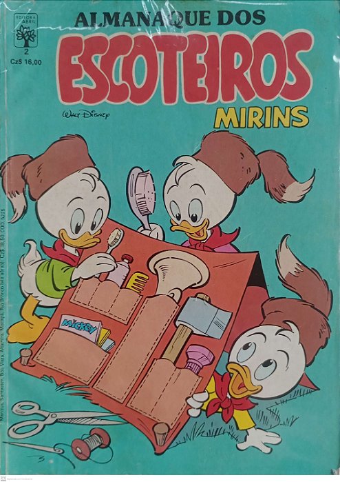 Gibi Almanaque dos Escoterios Mirins #2 Disney Autor (1987) [usado]