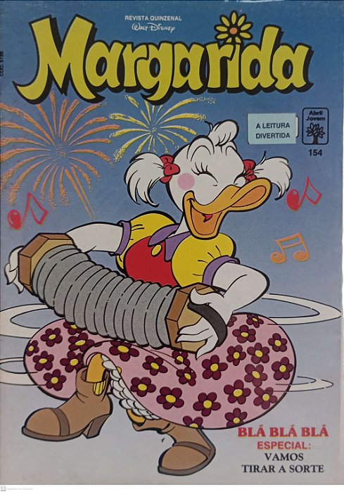 Gibi Margarida #154 Disney Autor (1992) [usado]