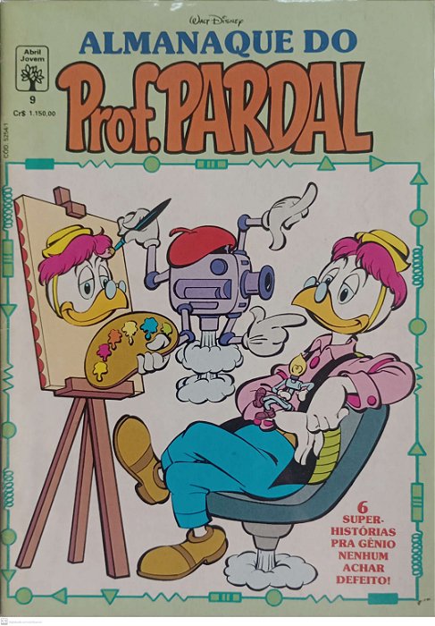 Gibi Almanaque do Prof. Pardal #9 Disney Autor (1992) [usado]