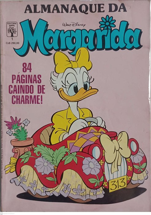 Gibi Almanaque da Margarida #1 Disney Autor (1988) [usado]