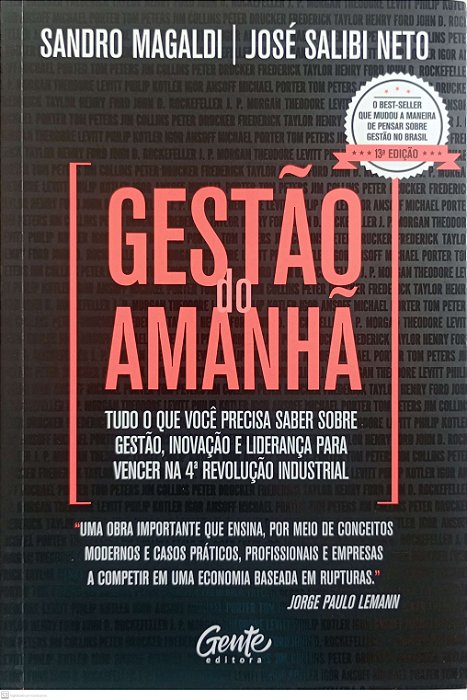 Livro Gestão do Amanhã Autor Magaldi, Sandro (2018) [seminovo]