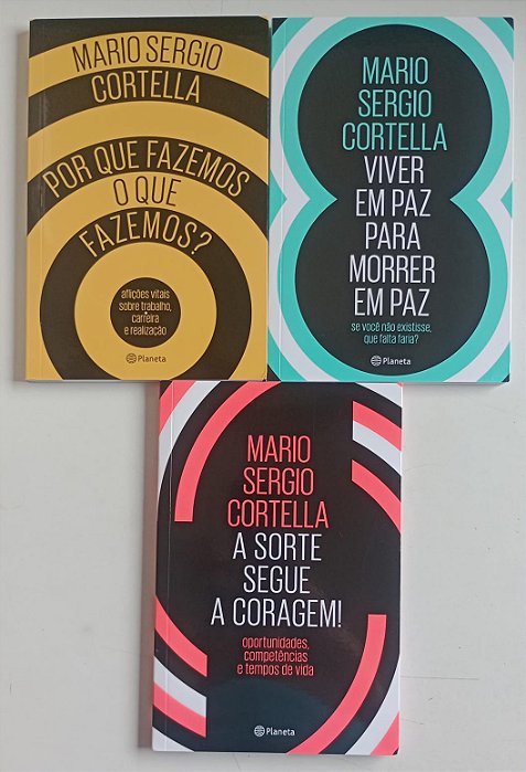 Livro Box Mario Sergio Cortella (3 Livros) Autor Cortella, Mario Sergio (2021) [seminovo]