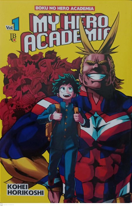 Gibi My Hero Academia #1 Autor Kohei Horikoshi (2022) [seminovo]